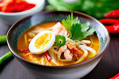  Laksa Johor! Uma Sinfonia de Sabores Picantes e Aromas Exóticos que Irão Transportá-lo para as Ruas de Johor Bahru!